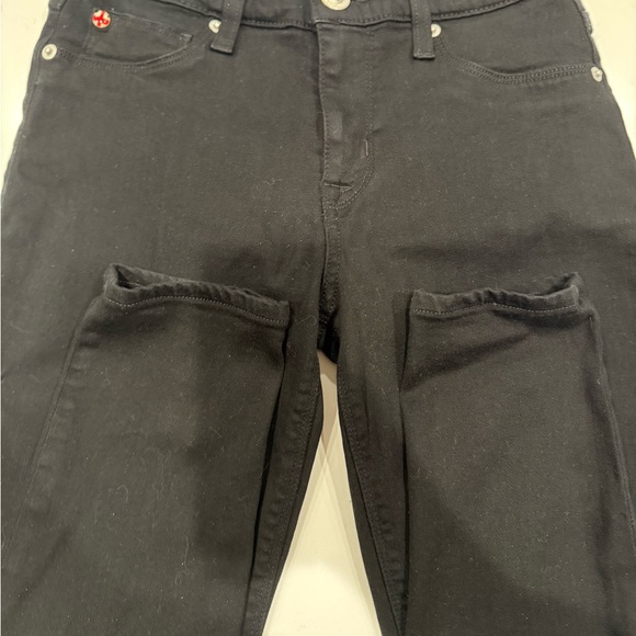 Hudson Jeans Natalie Super Skinny Black Denim Ankle Jeans Size 26 - Picture 4 of 10